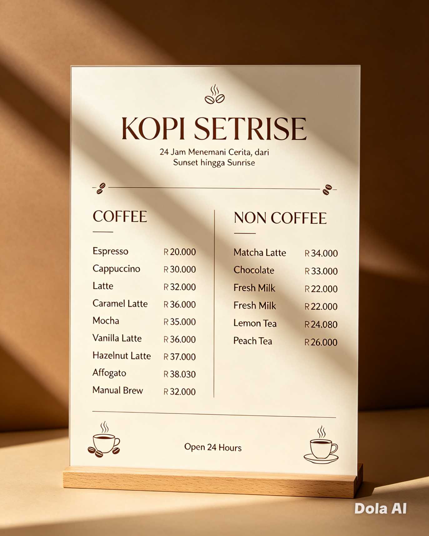 Halaman Menu 1